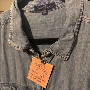 Jean long sleeve dress